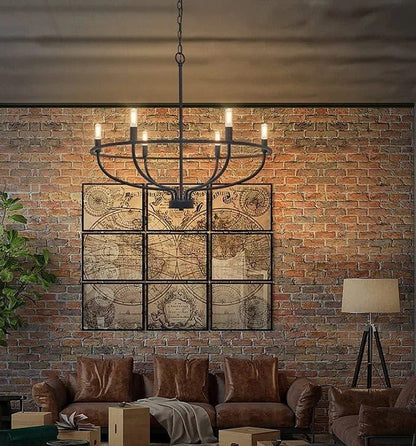 Basit Metal Chandelier