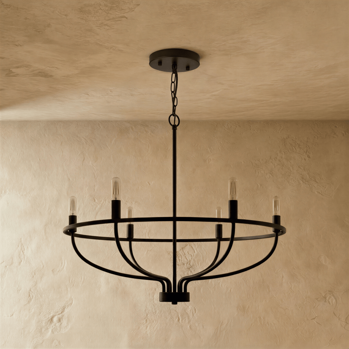 Basit Metal Chandelier