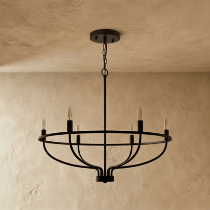 Basit Metal Chandelier