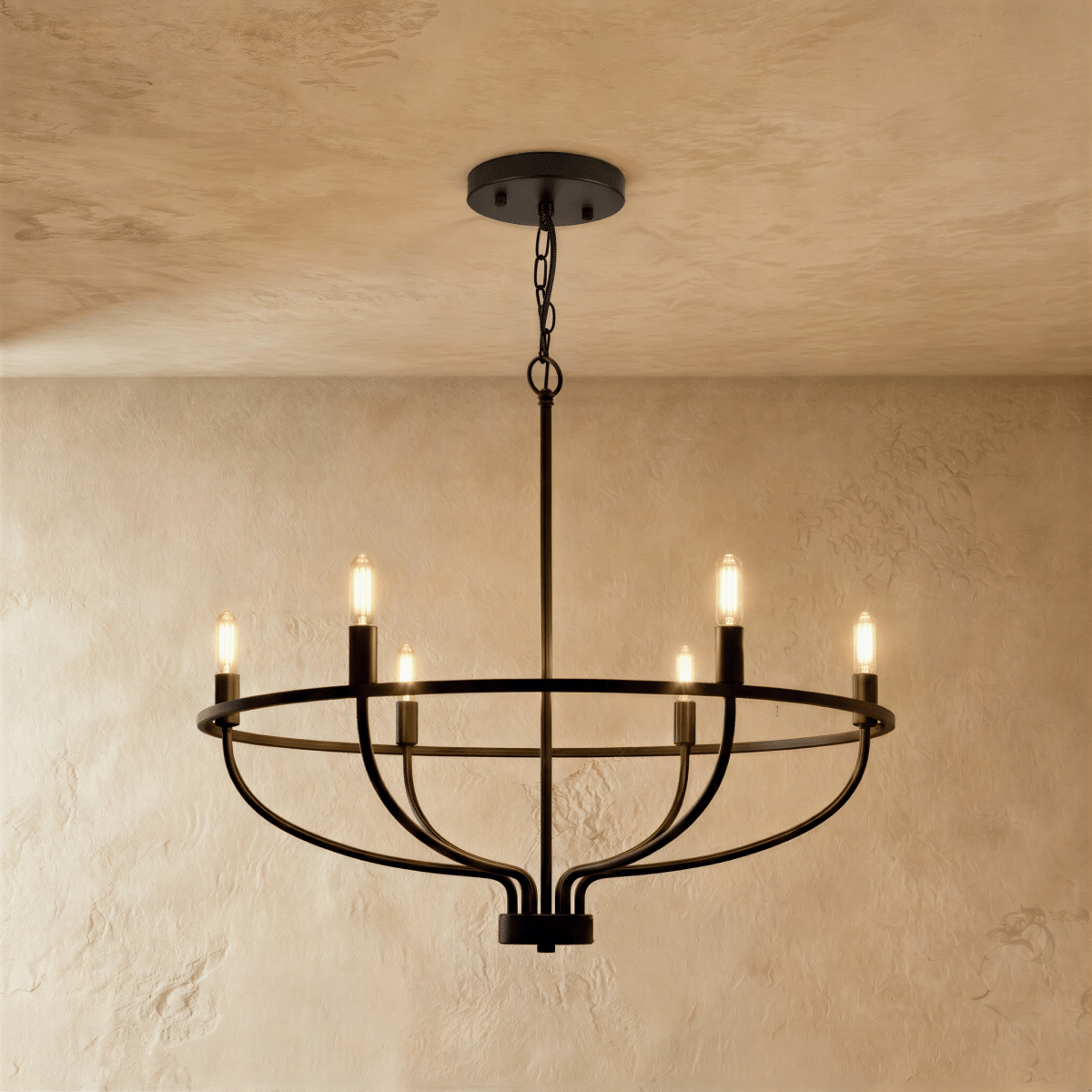 Basit Metal Chandelier