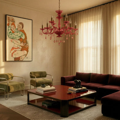 Brigitte Chandelier - Pink