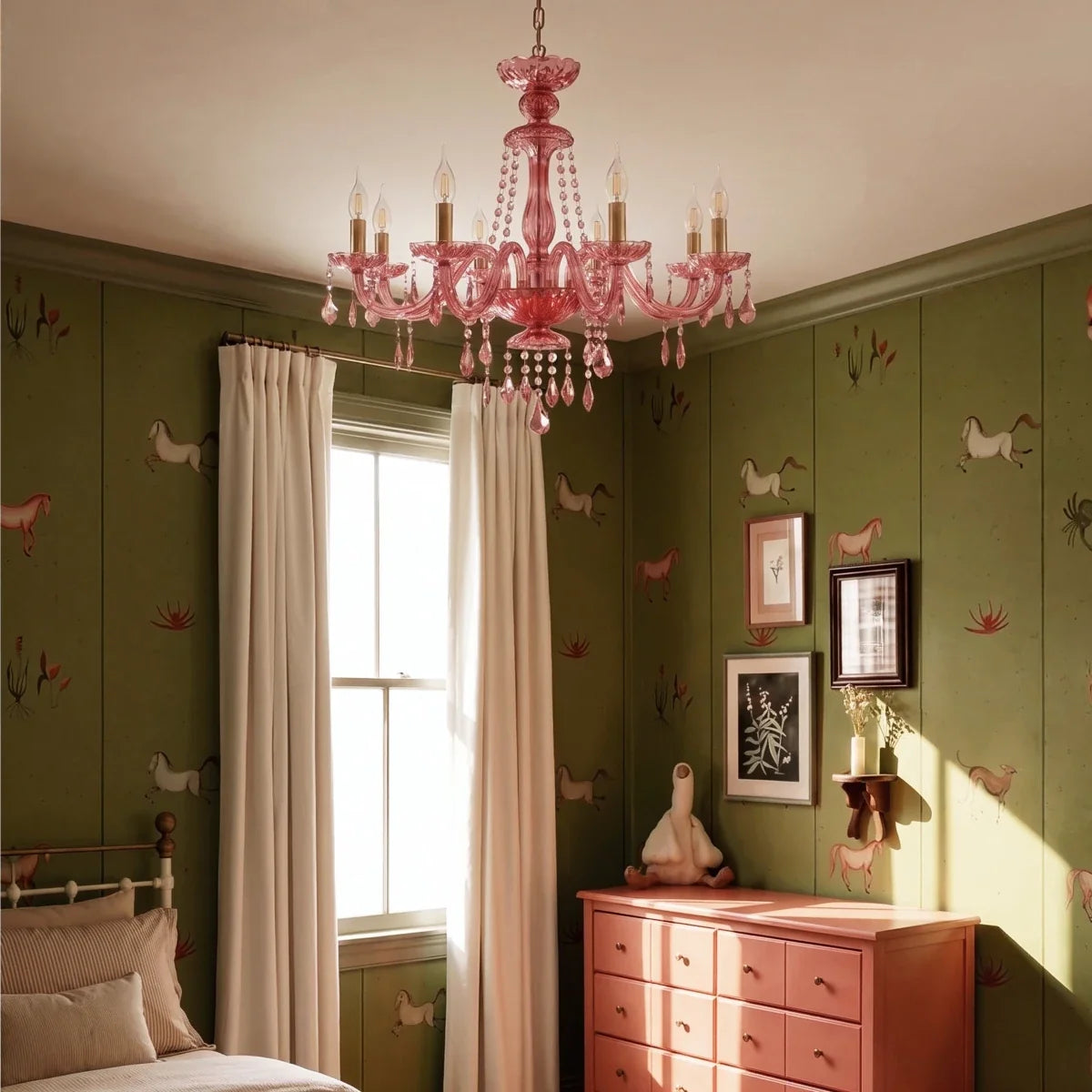 Brigitte Chandelier - Pink