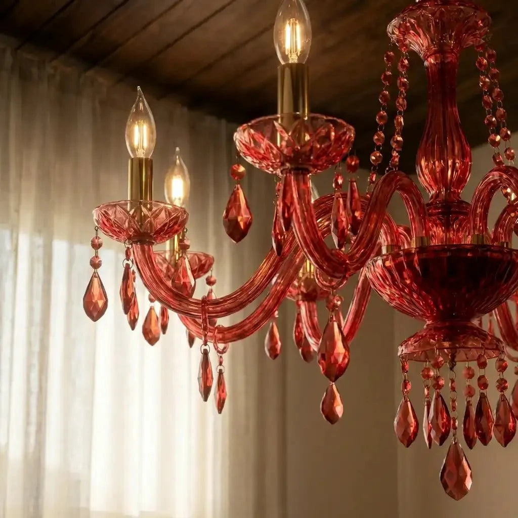 Brigitte Chandelier - Pink