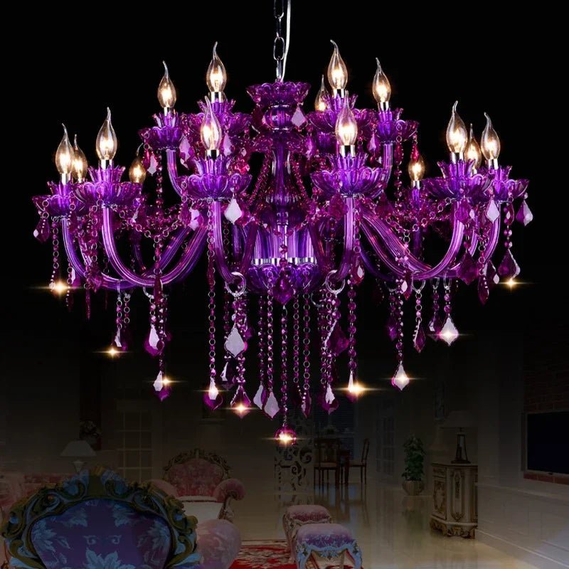 Brigitte Chandelier - Purple