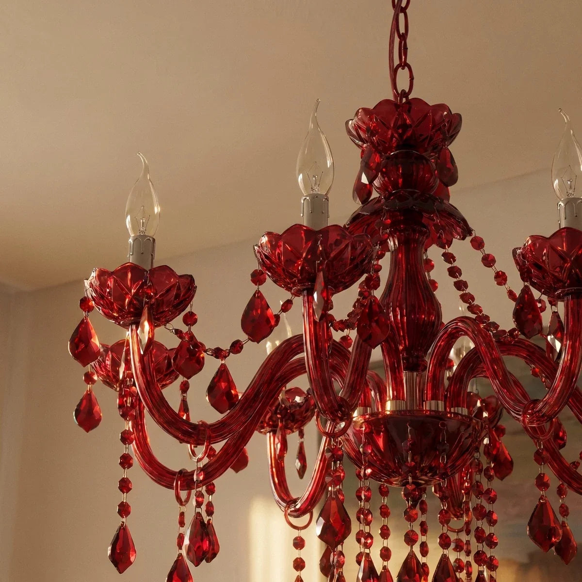 Brigitte Chandelier - Red