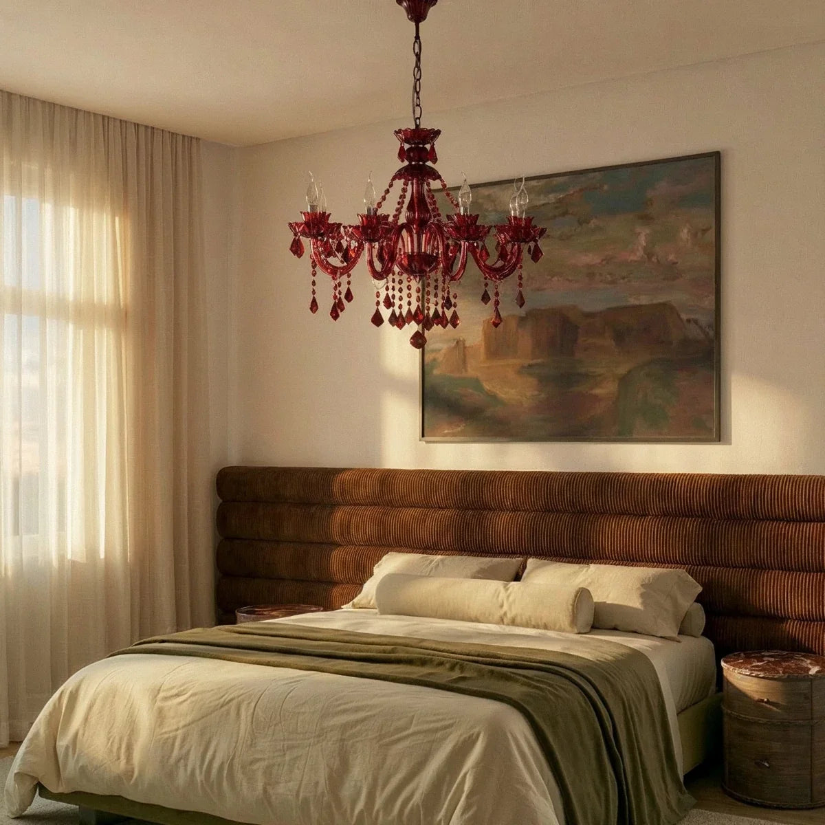 Brigitte Chandelier - Red