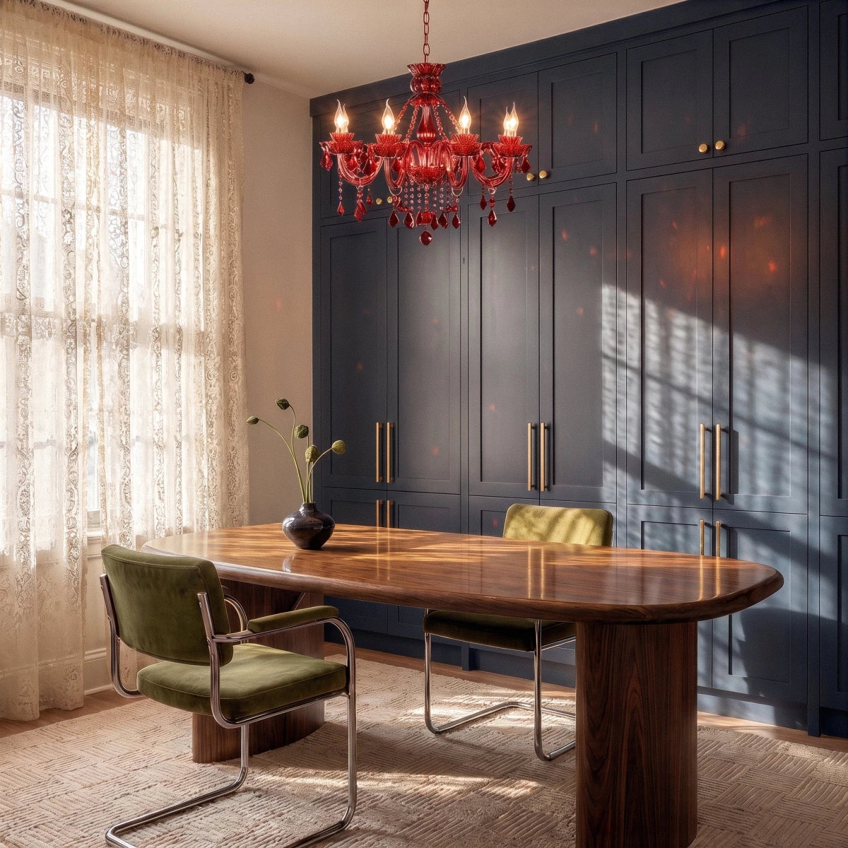 Brigitte Chandelier - Red