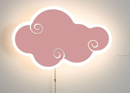 Cloud-Shaped Acrylic Wall Light / White warm light
