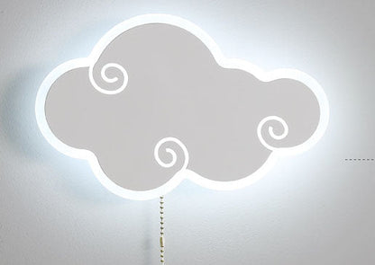 Cloud-Shaped Acrylic Wall Light