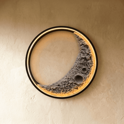 Crescent Moon Illuminated Art