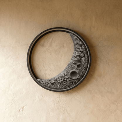 Crescent Moon Illuminated Art
