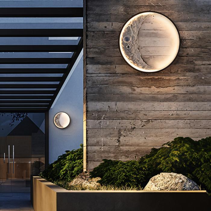 Crescent Moon Illuminated Art