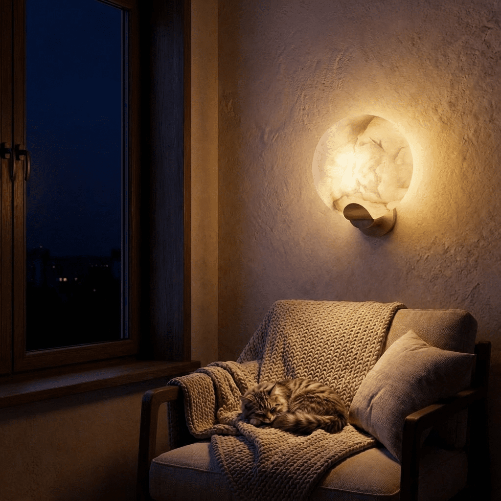 Cruim Alabaster Wall Sconce