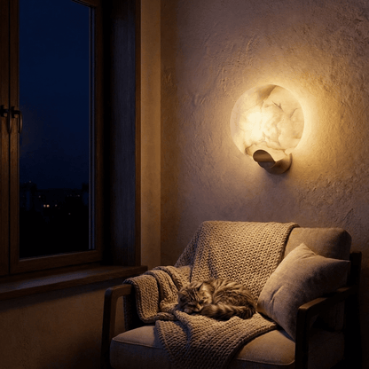 Cruim Alabaster Wall Sconce
