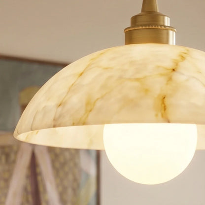 Cupola Alabaster Pendant Light