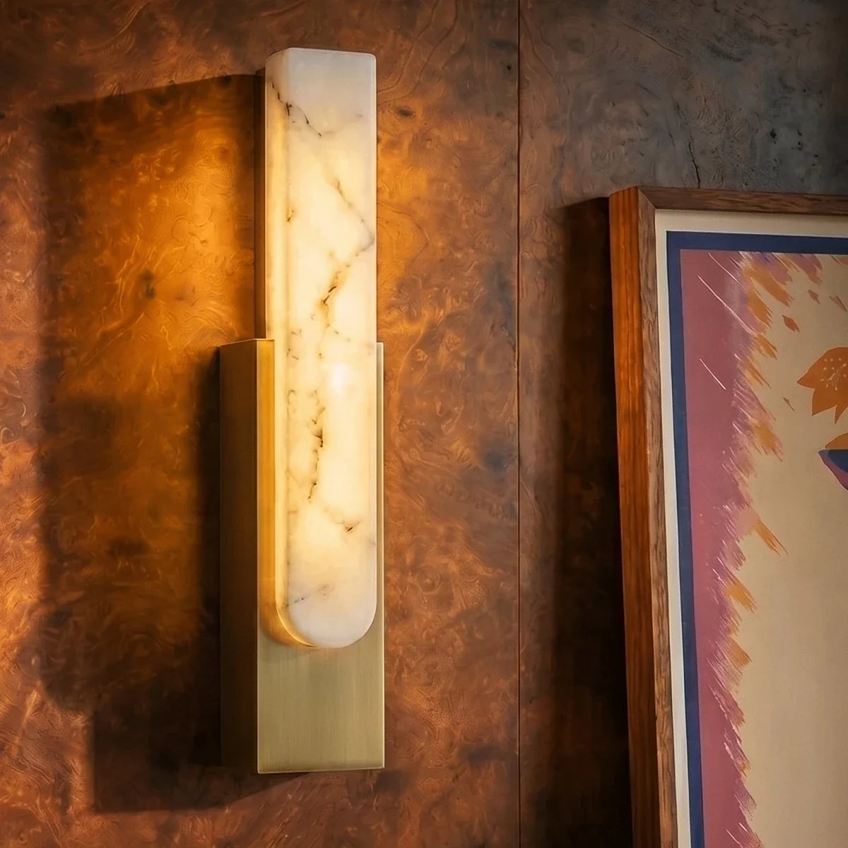 Emilia Alabaster Wall Lamp - Open Box