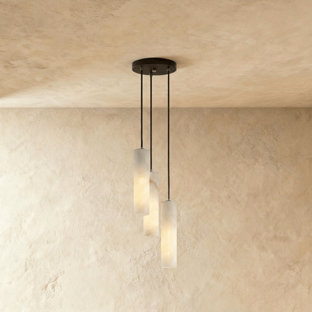 Entokei Alabaster Chandelier Light
