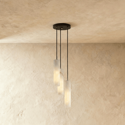 Entokei Alabaster Chandelier Light