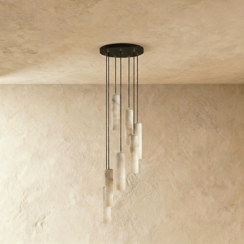 Entokei Alabaster Chandelier Light