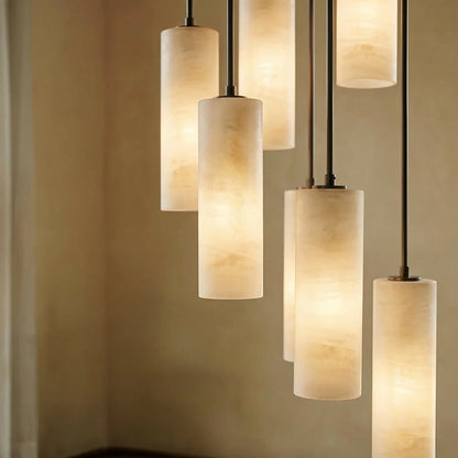 Entokei Alabaster Chandelier Light