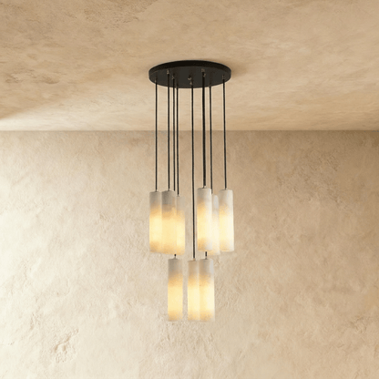 Entokei Alabaster Chandelier Light