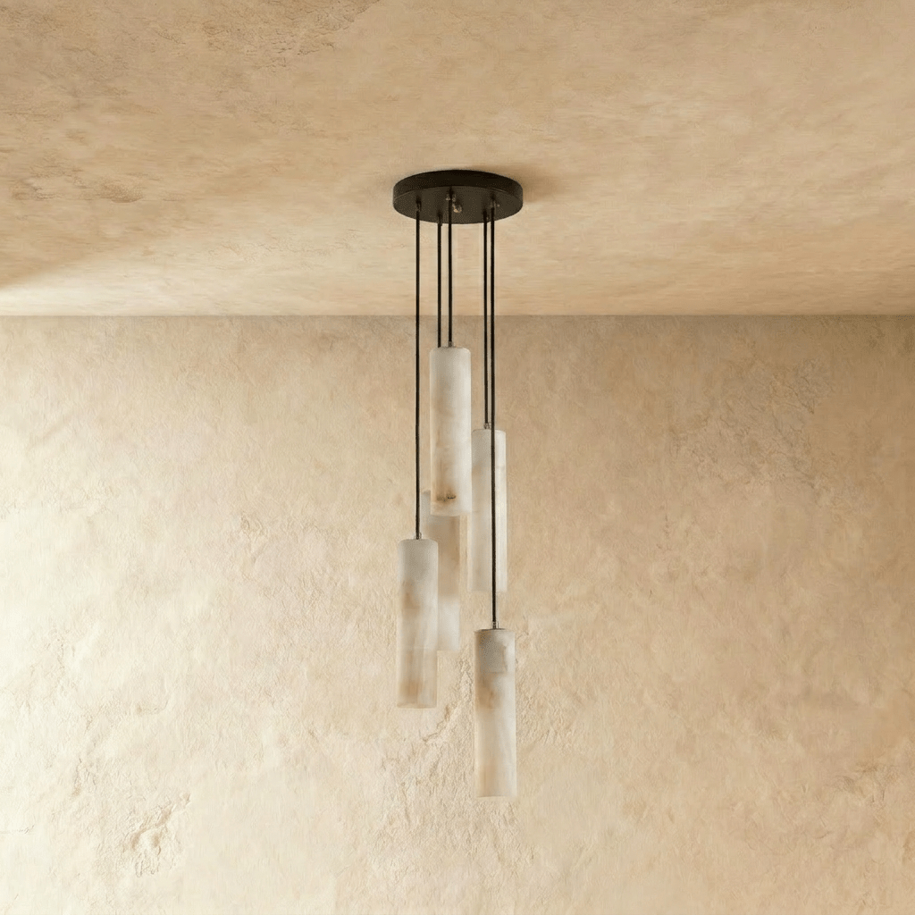 Entokei Alabaster Chandelier Light