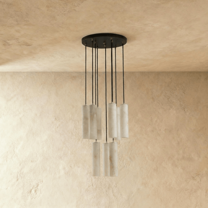 Entokei Alabaster Chandelier Light