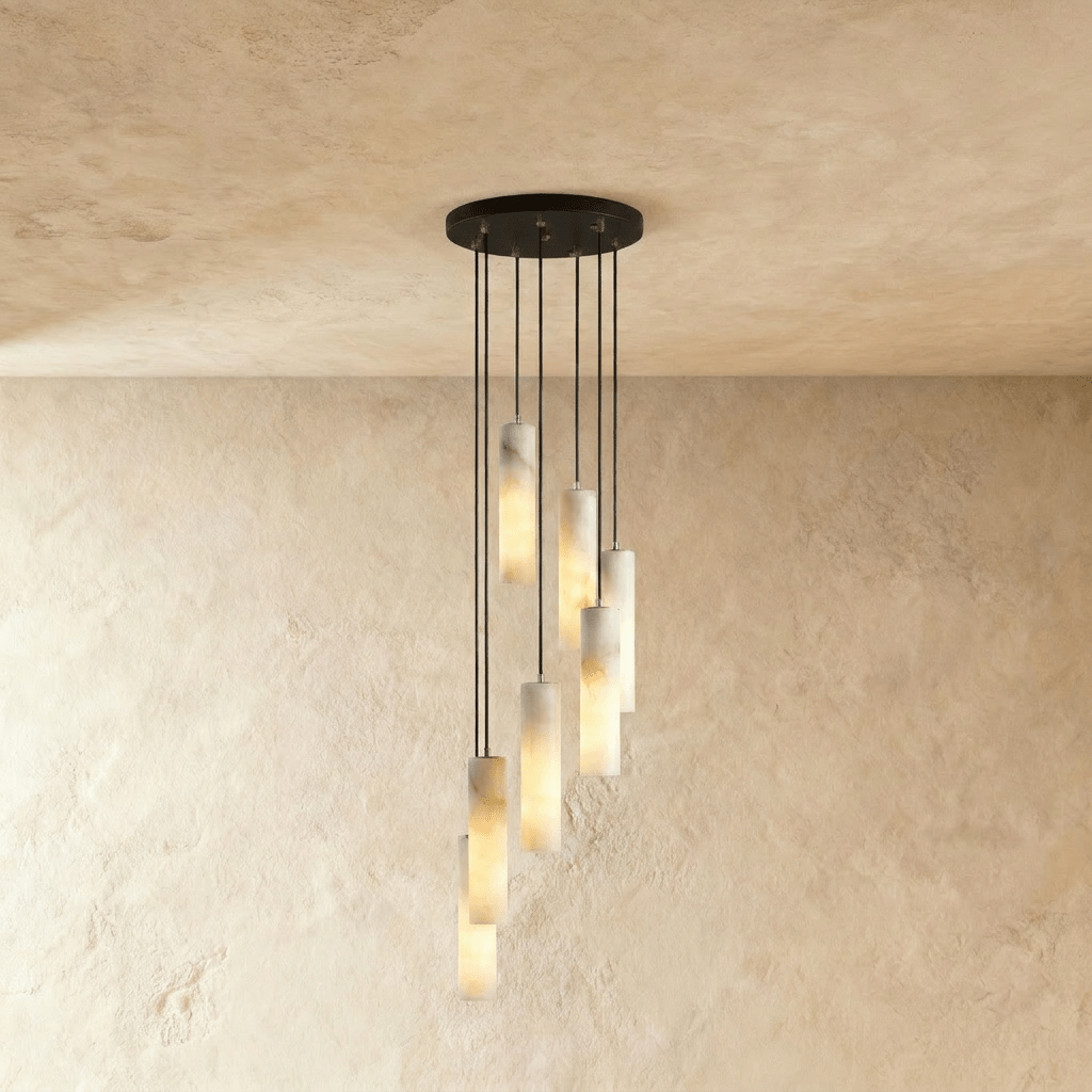 Entokei Alabaster Chandelier Light