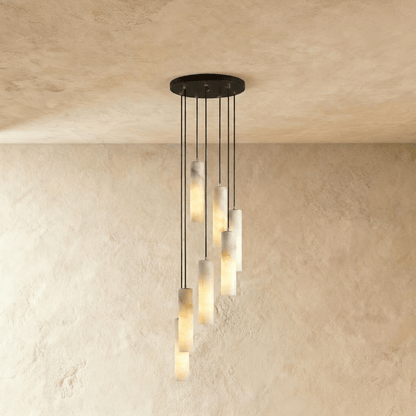Entokei Alabaster Chandelier Light