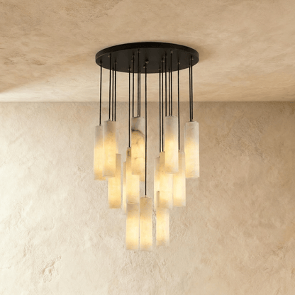 Entokei Alabaster Chandelier Light