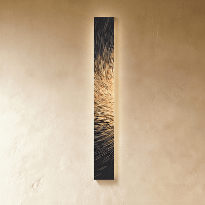 Etched Steel Illuminated Art