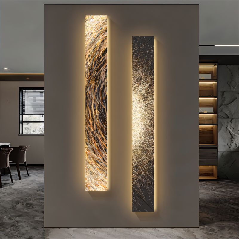 Etched Steel Illuminated Art
