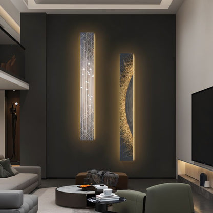 Etched Steel Illuminated Art