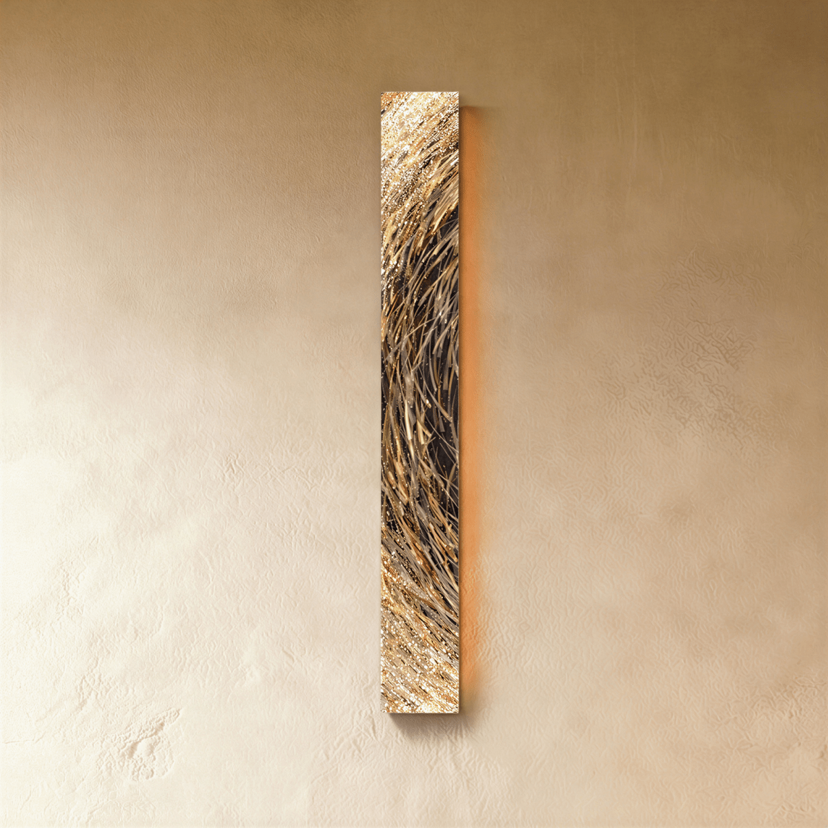Etched Steel Illuminated Art
