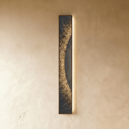 Etched Steel Illuminated Art
