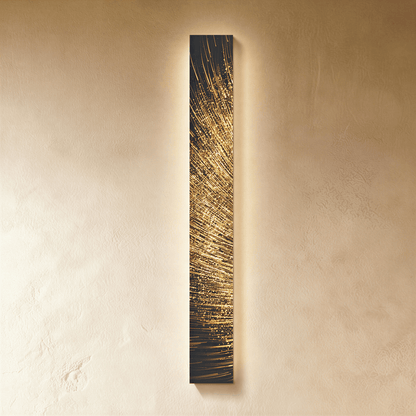 Etched Steel Illuminated Art