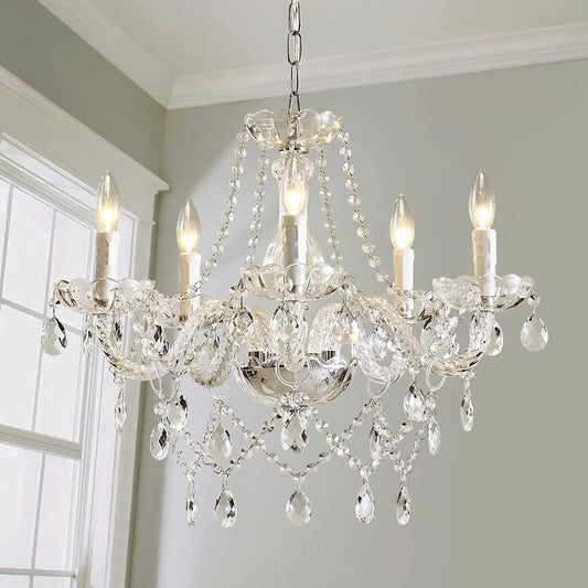 Five-Light European Crystal Chandelier / Crystal Chandelier 5 Heads / US