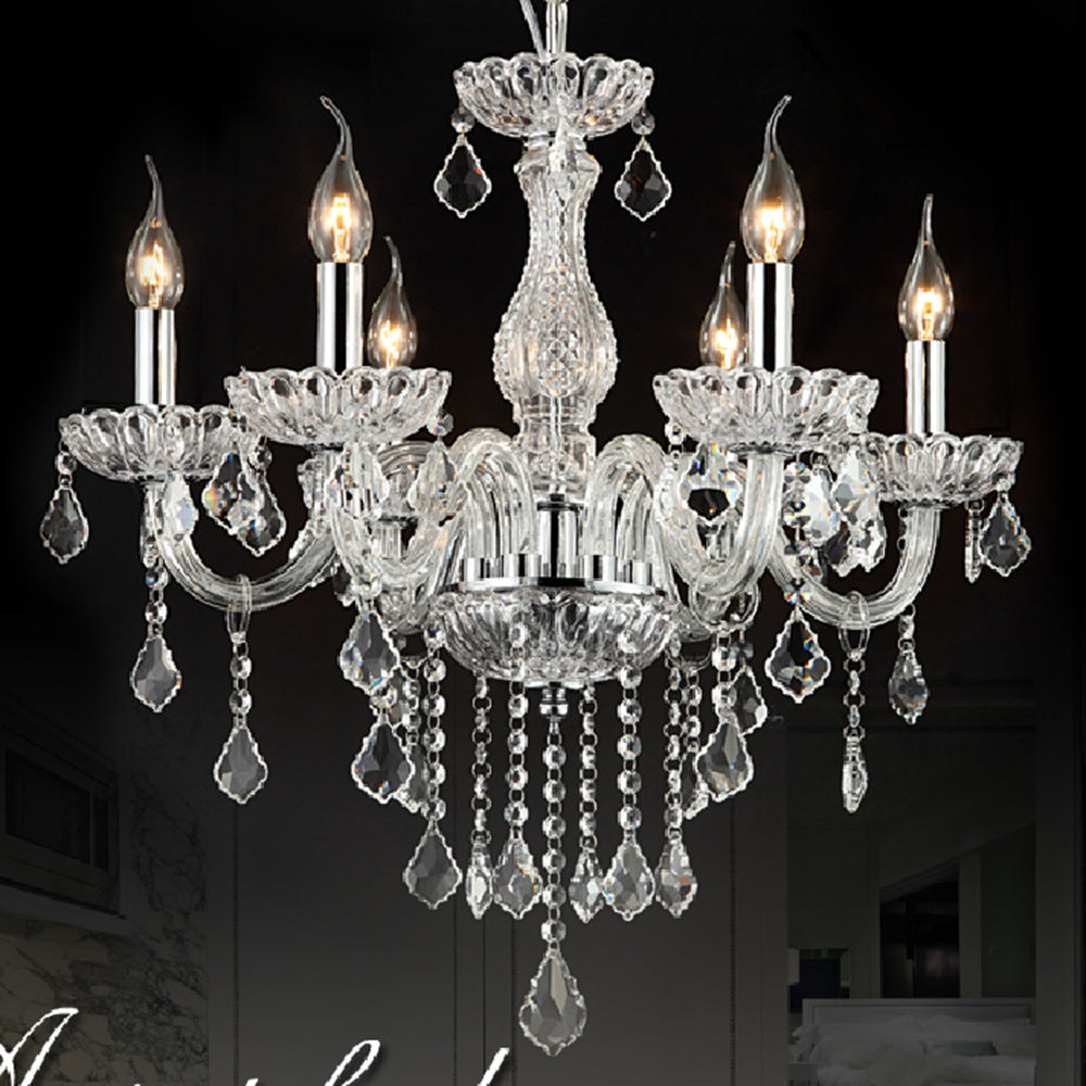 Five-Light European Crystal Chandelier / Crystal Chandelier 5 Heads / EU