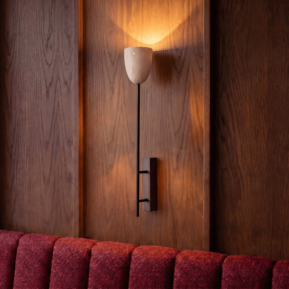 Flanso Travertine Wall Lamp