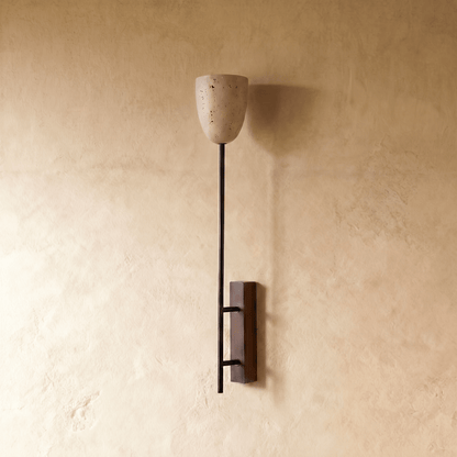 Flanso Travertine Wall Lamp
