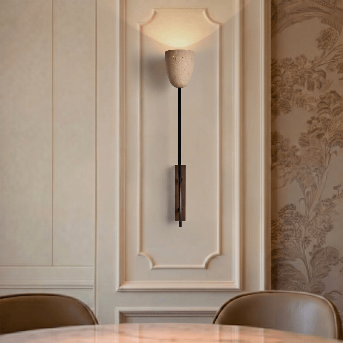 Flanso Travertine Wall Lamp