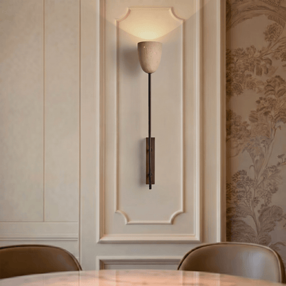 Flanso Travertine Wall Lamp