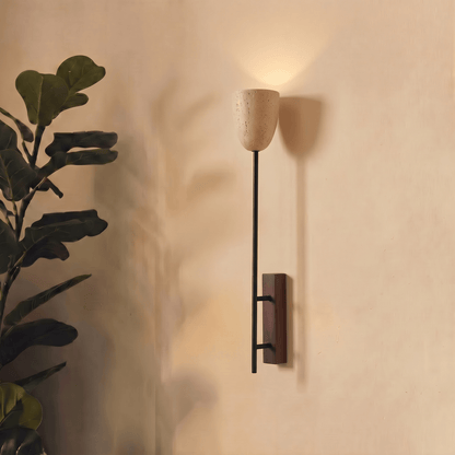 Flanso Travertine Wall Lamp