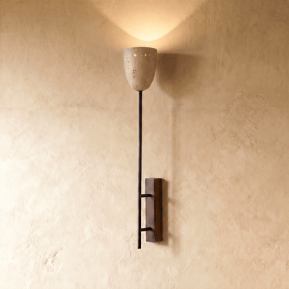 Flanso Travertine Wall Lamp