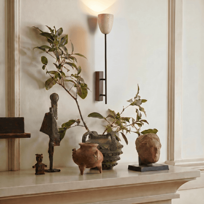 Flanso Travertine Wall Lamp