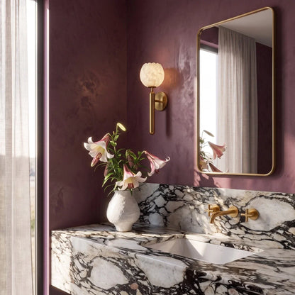 Flora Alabaster Wall Lamp