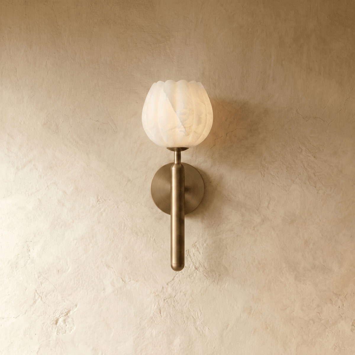 Flora Alabaster Wall Lamp