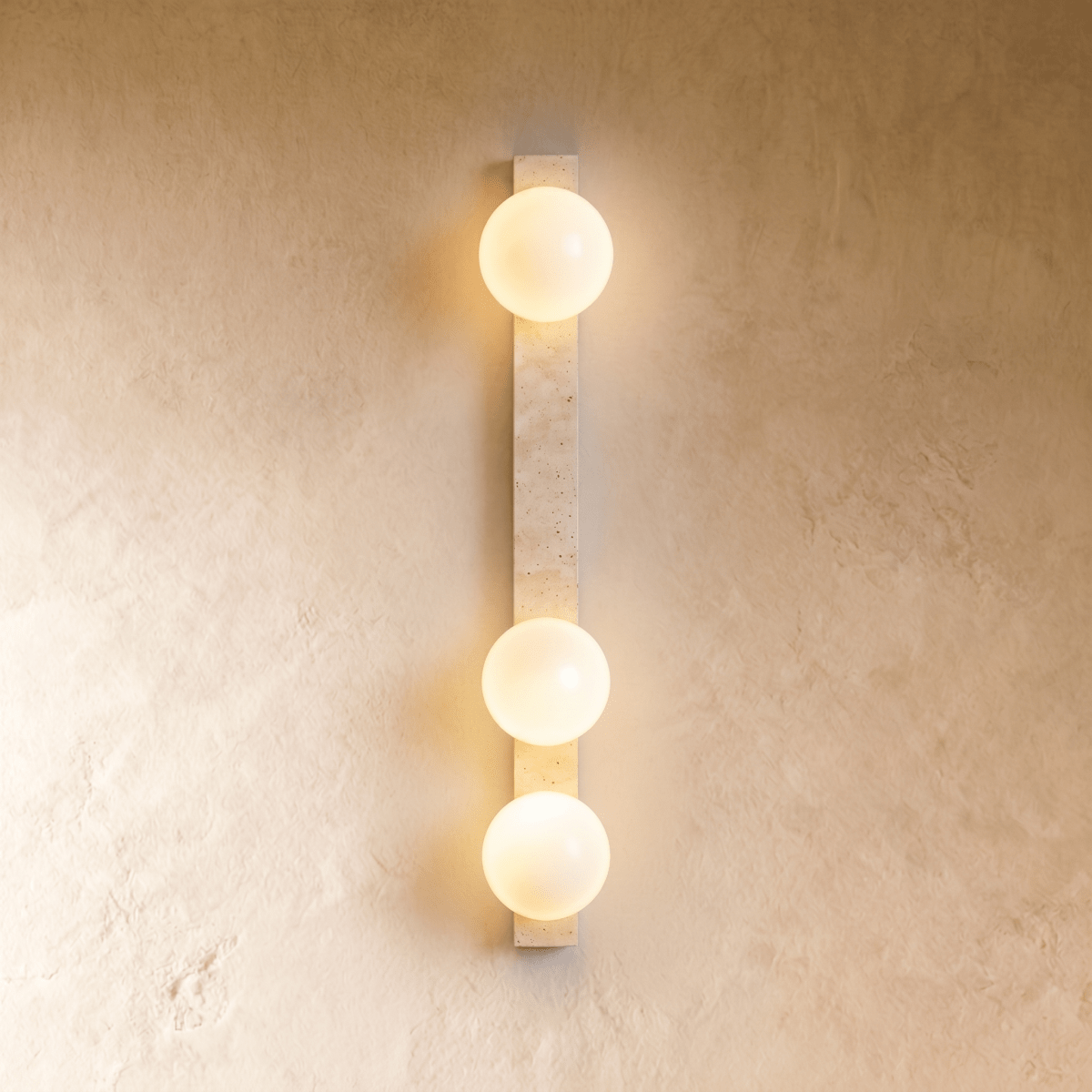Fyris Travertine Wall Lamp