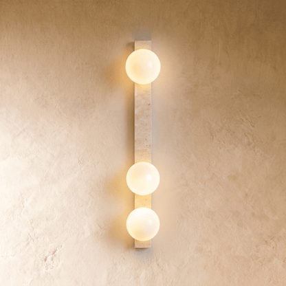 Fyris Travertine Wall Lamp