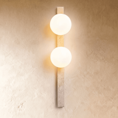 Fyris Travertine Wall Lamp
